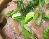 鍋の素活用●鶏肉&きのこのおとしたまご鍋作り方2写真