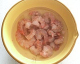 エビとほうれん草のペペロンチーノ炒め♪作り方1写真