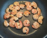 エビとほうれん草のペペロンチーノ炒め♪作り方3写真