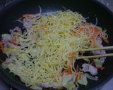 焼きそばのクレープ包み作り方4写真