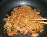 焼きそばのクレープ包み作り方5写真