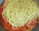 ツナとアンチョビのトマトソースパスタ作り方5写真