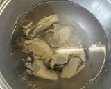 牡蠣とアスパラのクリームパスタ作り方1写真