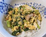 春の訪れ のらぼう菜丼作り方7写真