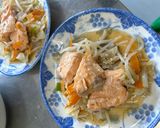 生鮭とカット野菜のワイン蒸し作り方4写真