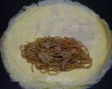 焼きそばのクレープ包み作り方7写真
