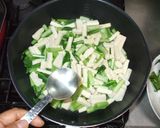高野豆腐小松菜炒め♪風邪のあとの咳に簡単作り方3写真