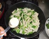 高野豆腐小松菜炒め♪風邪のあとの咳に簡単作り方4写真
