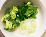 肉無チクワクリーミーオーロラ味野菜炒め作り方6写真