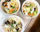 肉無チクワクリーミーオーロラ味野菜炒め作り方14写真