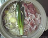 給料日前のサムゲタン風しゃぶしゃぶ作り方2写真