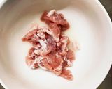 レンジ簡単きな粉コク旨オイ味噌味甘酢酢豚作り方1写真