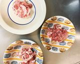 レンジ簡単きな粉コク旨オイ味噌味甘酢酢豚作り方2写真