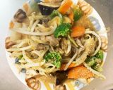 レンジ簡単きな粉コク旨オイ味噌味甘酢酢豚作り方15写真