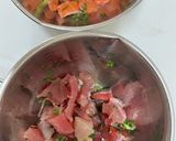 雛祭り♥お手軽海鮮すしケーキ作り方2写真