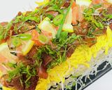 雛祭り♥お手軽海鮮すしケーキ作り方6写真