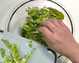 蓮根と白菜のお好み焼き★動画あり★作り方2写真