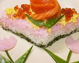 菱餅風ちらし寿司♡作り方7写真
