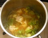 シュウマイとキャベツのカレースープ作り方3写真
