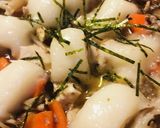 鍋の素活用●鶏肉と餅＆うどんの炭水化物鍋作り方3写真