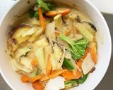 お一人様ピリ辛味噌味根菜たっぷり野菜炒め作り方17写真