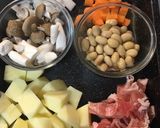 給食の「ポークビーンズ」♡豆のトマト煮作り方1写真