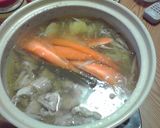 給料日前のサムゲタン風しゃぶしゃぶ作り方5写真