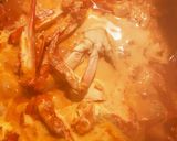 渡り蟹のトマトクリームパスタ作り方6写真