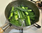 お酢が決め手　熱いつけつゆに冷たいお蕎麦作り方1写真