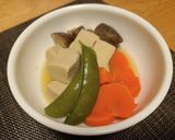 高野豆腐と野菜の含め煮　作り方6写真