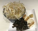 【時短】もやし厚揚げキクラゲ炒め作り方1写真