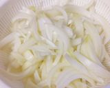 牛小間切れでふつうの牛丼。作り方2写真