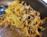 牛小間切れでふつうの牛丼。作り方4写真