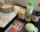 新玉ねぎ丸ごと和風炊き込みご飯作り方1写真