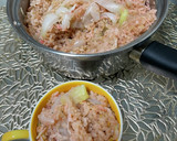 新玉ねぎ丸ごと和風炊き込みご飯作り方3写真
