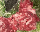 水菜とじゃがいもの牛肉炒め　46作り方5写真