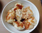 鶏むね肉のお麩マヨ焼き(明太マヨ味)作り方9写真