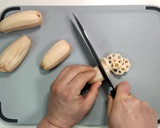 干しエビと蓮根の落とし揚げ★動画あり★作り方1写真