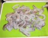 イカとアスパラのガリバタ醤油炒め作り方2写真