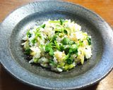 オートミール入りご飯でガーリックライス作り方8写真