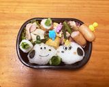 SNOOPYとベルでひな祭りキャラ弁作り方4写真