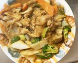 さっぱりオイきな粉味豚こま回鍋肉青椒肉絲作り方16写真