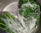 ほうれん草のふんわり卵炒め☆昼食☆メイン作り方1写真