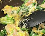 ほうれん草のふんわり卵炒め☆昼食☆メイン作り方3写真