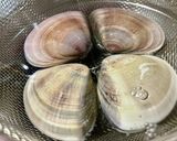 食育☆はまぐりのおすまし＊エビ椎茸作り方1写真