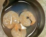 食育☆はまぐりのおすまし＊エビ椎茸作り方5写真