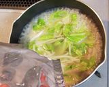キャベツたっぷりで食べる熊本ラーメン作り方6写真
