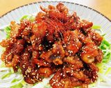 ネギまみれ！甘辛カリカリ豚のおつまみ作り方9写真