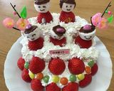 ひな祭りケーキ作り方8写真