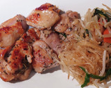 簡単しっとり鶏むね肉ハーブ焼き&野菜炒め作り方12写真